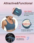 Racerback Workout Sports Bra for Women - Navy