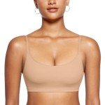 INLYRIC Women's Wireless Seamless Cami Bralette – Beige