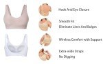 Lemef Women's Wireless Seamless Padded Bra - Apricot