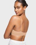 INLYRIC Women's Wireless Seamless Cami Bralette – Beige