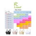 Lemef Women's Wireless Seamless Padded Bra - Apricot
