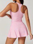 Women's 2-Piece High-Waisted Tennis Skirt Set