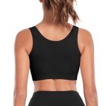 Women's Wireless Zip Front Sports Bra