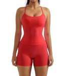 Y Back Sports Bra & Booty Biker Shorts Set