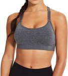 PUMA Women's 3-Pack Sports Bras - Black & Grey