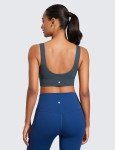 CRZ YOGA Women's V-Neck Wireless Sports Bra
