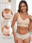 Women’s Wireless Push-Up Bralette, Full Support Plus Size
