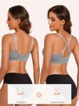 Comfortable Wireless Cami Tank Sports Bras for Women