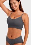 6 Pack Women's Seamless V-Neck Sports Bras