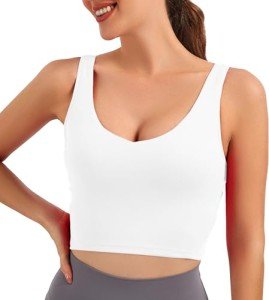 YeeFitta Women's Padded U-Back Sports Bra