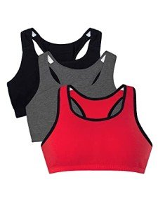 Women's Sports Bra Tank - Red Hot & Black