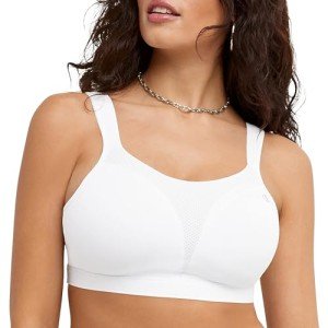 Champion Women's Full Support Sports Bra - White