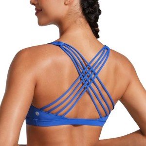 Criss Cross Back Wireless Padded Sports Bra