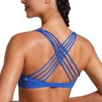 Criss Cross Back Wireless Padded Sports Bra