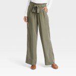 Knox Rose Women's High Rise Wide Leg Pants