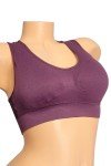 Seamless Mesh Racerback Sports Bra Lot S-XL