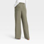 Knox Rose Women's High Rise Wide Leg Pants