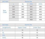 DSTANA Women's Racerback Sports Bras - 2 Pack