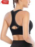 Heathyoga Women's High Impact Padded Sports Bra