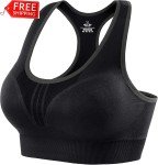 Heathyoga Women's High Impact Padded Sports Bra