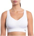 PUMA Seamless Sports Bra Set, White/Black, Large