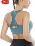Heathyoga High Impact Padded Sports Bras for Women