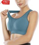 Heathyoga High Impact Padded Sports Bras for Women