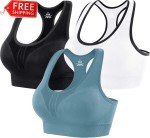 Heathyoga High Impact Padded Sports Bras for Women