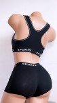 6 or 12 Pack Women's Supportive Sports Bras & Boyshorts