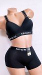 6 or 12 Pack Women's Supportive Sports Bras & Boyshorts