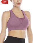 Heathyoga Women’s High Impact Padded Sports Bra