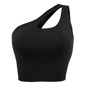 One Shoulder Women's Yoga Workout Bra