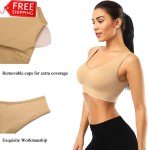 Bestena Seamless Yoga Bra with Removable Pads