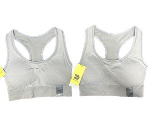 Women's Seamless Racerback Sports Bra 2-Pack Size L