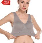 3 Pack Wirefree Padded Sports Bras for Women
