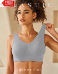Seamless Stretchy Sports Bras for Women - 3 Pack