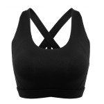 Women's Criss-Cross Back Strappy Sports Bra