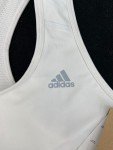 Adidas White Aeroready Racerback Sports Bra for Women