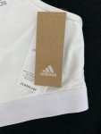 Adidas White Aeroready Racerback Sports Bra for Women