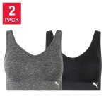 Puma Women's Seamless Sports Bra 2-Pack