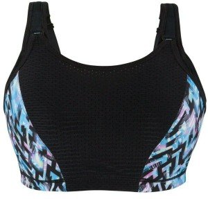 Stylish Black Sports Bra by Glamorise - 32D