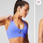 Periwinkle Punch Oasis Twist Sports Bra
