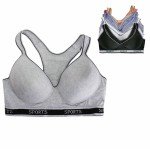 6-Pack Women's Supportive Molded Cup Sports Bras