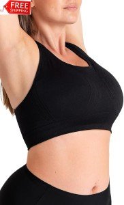 SHAPERMINT Wireless Sports Bras for Women