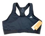 Adidas Black Alphaskin Sports Bra for Women