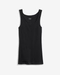 Women's 100% Cotton Ribbed Tank Tops, 3-12 Pack