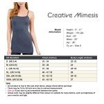 Basic Cotton Long Camisole Tank Tops for Women