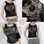 Trendy Y2K Grunge Punk Tank Tops for Women