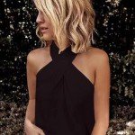 Halter Neck Sleeveless Women’s Tank Top Blouse