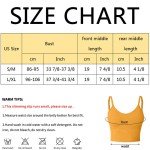Women's Seamless Spaghetti Strap Crop Top Bralette